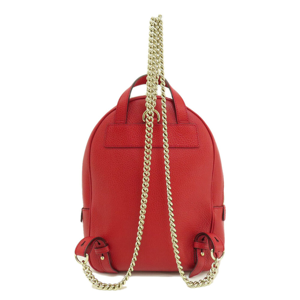 Gucci Chain Backpack Interlocking GG Leather Dayp… - image 2